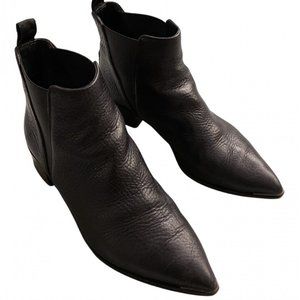 JENSEN / JENNY LEATHER ANKLE BOOTS